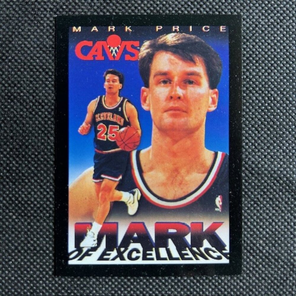 Mark Price 1994 Skybox Poster Card Mark of Excellence #322 Cleveland Cavaliers